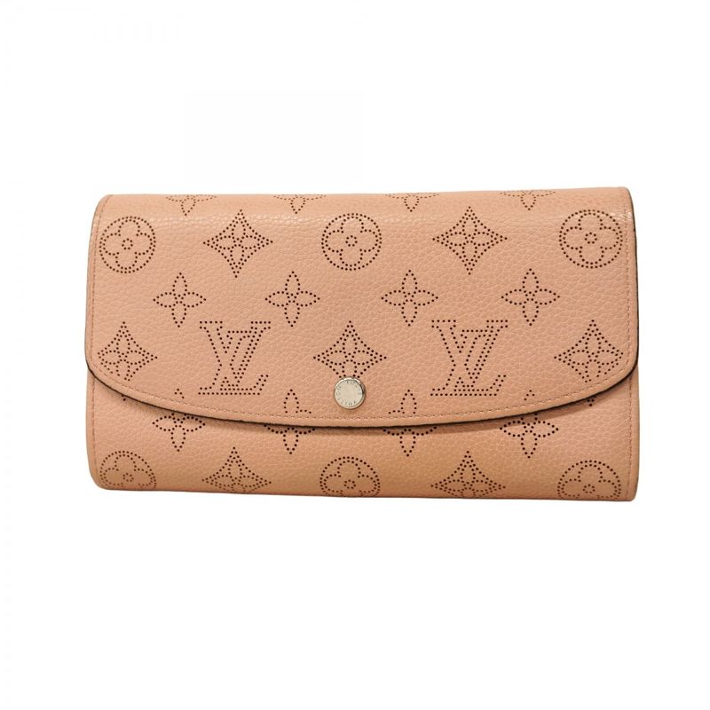 Louis Vuitton Mahina Portefeuille Sarah M60145 Magnolia Women's Long Wallet
