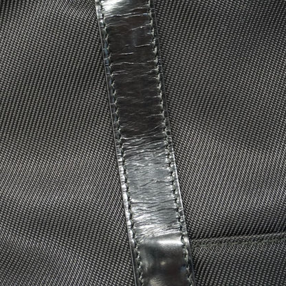 Gucci Handbag Bamboo 000 1998 0508 Nylon Black Silver Hardware Women