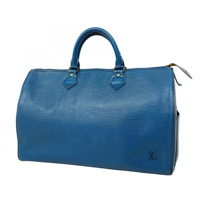 Louis Vuitton Epi Speedy 35 M42995 Handbag Toledo Blue Women's