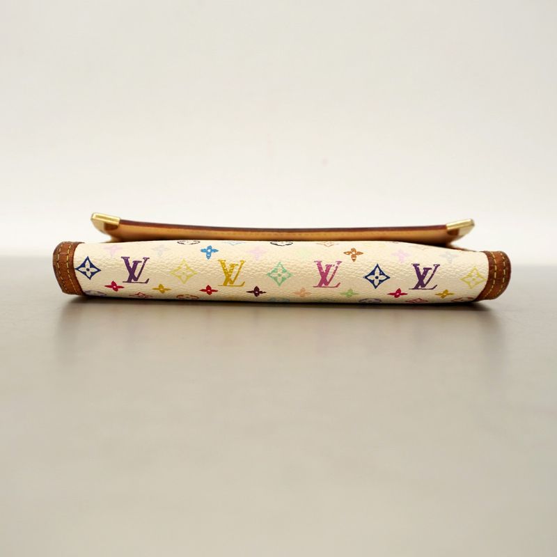 Louis Vuitton Trifold Long Wallet Monogram Multicolor Porte Trésor International