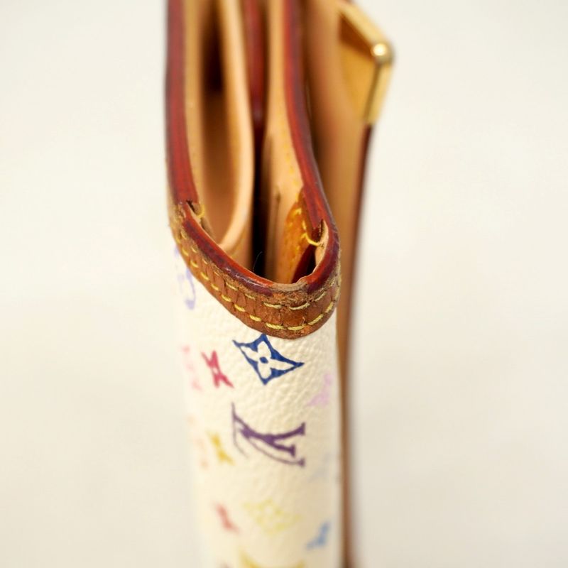 Louis Vuitton Trifold Long Wallet Monogram Multicolor Porte Trésor International