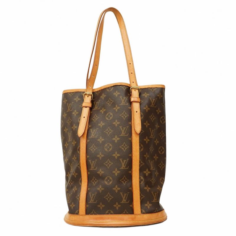 Louis Vuitton Tote Bag Monogram Bucket GM M42236 Brown Ladies