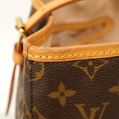 Louis Vuitton Tote Bag Monogram Bucket GM M42236 Brown Ladies