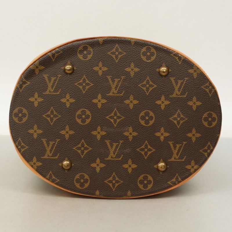 Louis Vuitton Tote Bag Monogram Bucket GM M42236 Brown Ladies