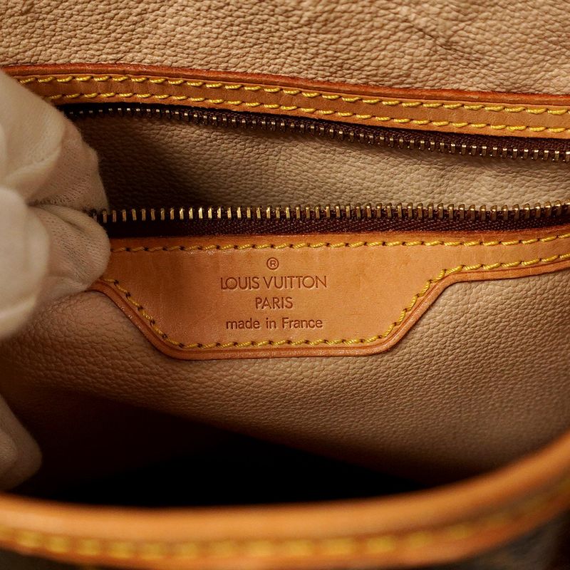 Louis Vuitton Tote Bag Monogram Bucket GM M42236 Brown Ladies