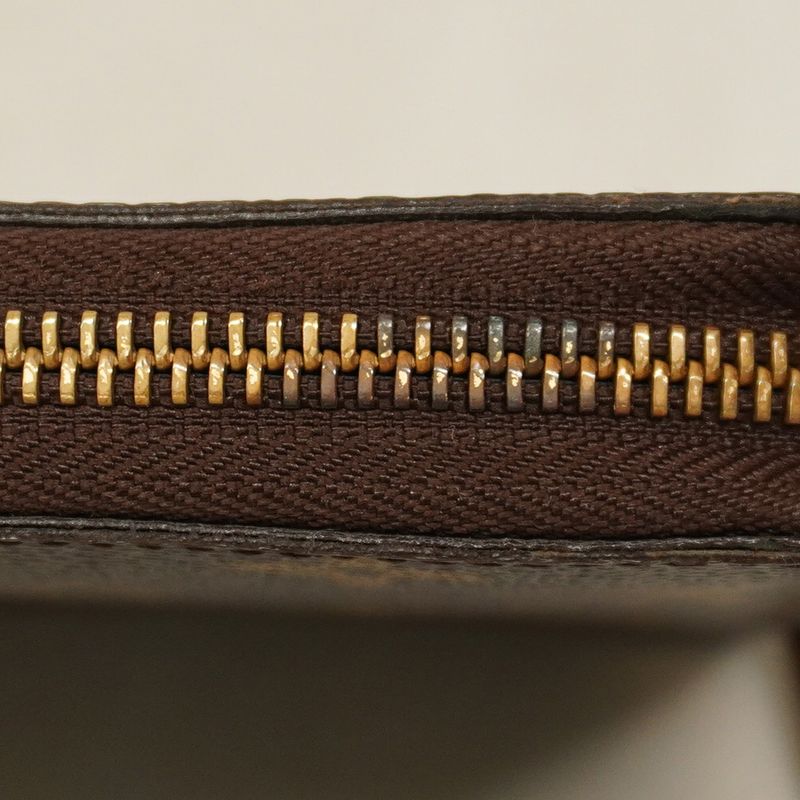 Louis Vuitton Long Wallet Monogram Zippy Wallet M60017 Brown Men Women Unisex