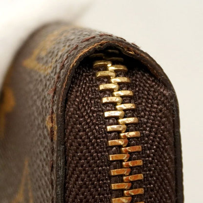 Louis Vuitton Long Wallet Monogram Zippy Wallet M60017 Brown Men Women Unisex