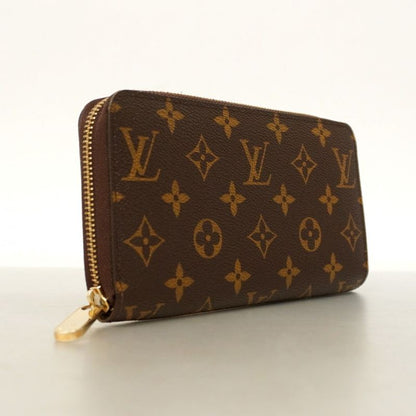 Louis Vuitton Long Wallet Monogram Zippy Wallet M60017 Brown Men Women Unisex