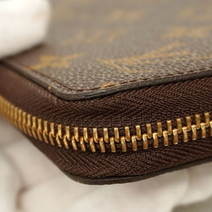 Louis Vuitton Long Wallet Monogram Zippy Wallet M60017 Brown Men Women Unisex