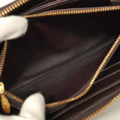 Louis Vuitton Vernis Zippy Wallet M91536 Rouge For Women