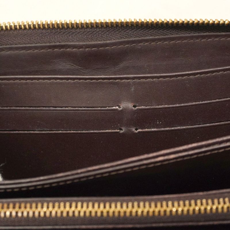 Louis Vuitton Vernis Zippy Wallet M91536 Rouge For Women