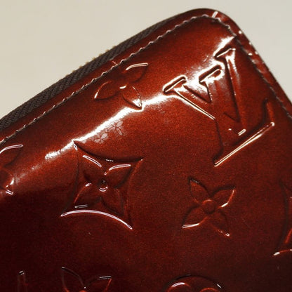 Louis Vuitton Vernis Zippy Wallet M91536 Rouge For Women