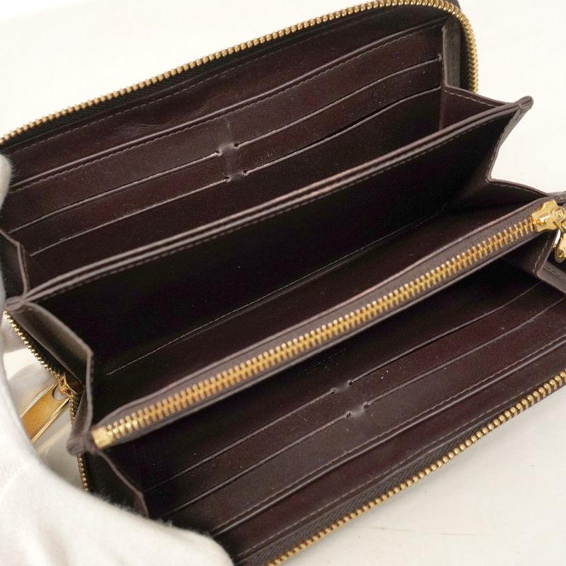 Louis Vuitton Vernis Zippy Wallet M91536 Rouge For Women