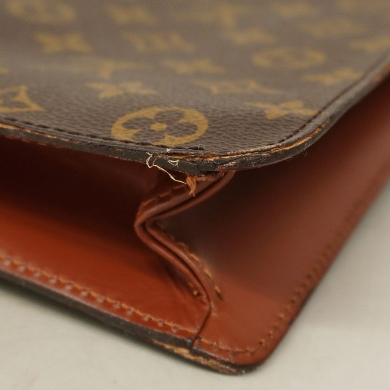 Louis Vuitton Business Bag Monogram Porte Documents Bandouliere M53338 Brown