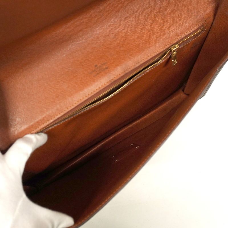 Louis Vuitton Business Bag Monogram Porte Documents Bandouliere M53338 Brown