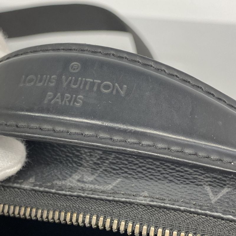 Louis Vuitton Body Bag Monogram Eclipse Bum Bag M42906 Black Men's