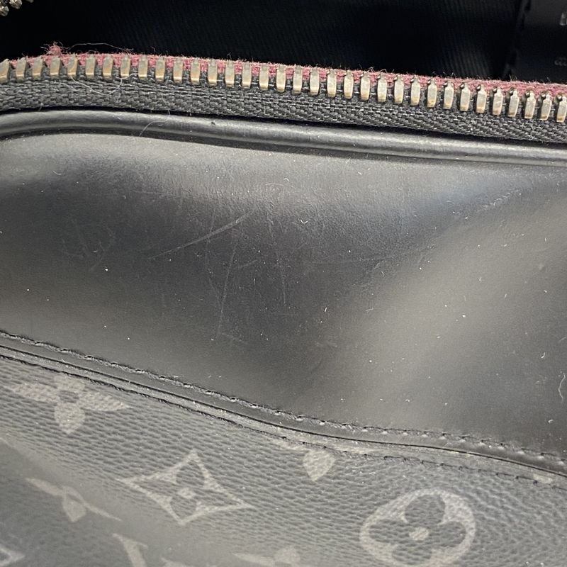 Louis Vuitton Body Bag Monogram Eclipse Bum Bag M42906 Black Men's