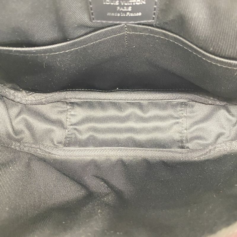 Louis Vuitton Body Bag Monogram Eclipse Bum Bag M42906 Black Men's