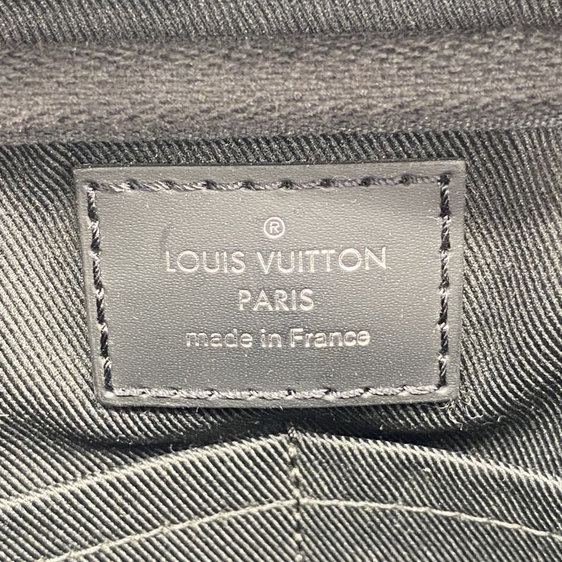 Louis Vuitton Body Bag Monogram Eclipse Bum Bag M42906 Black Men's