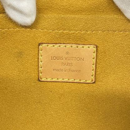 Louis Vuitton Tote Monogram Denim Flat Shopper M95018 Blue Women's