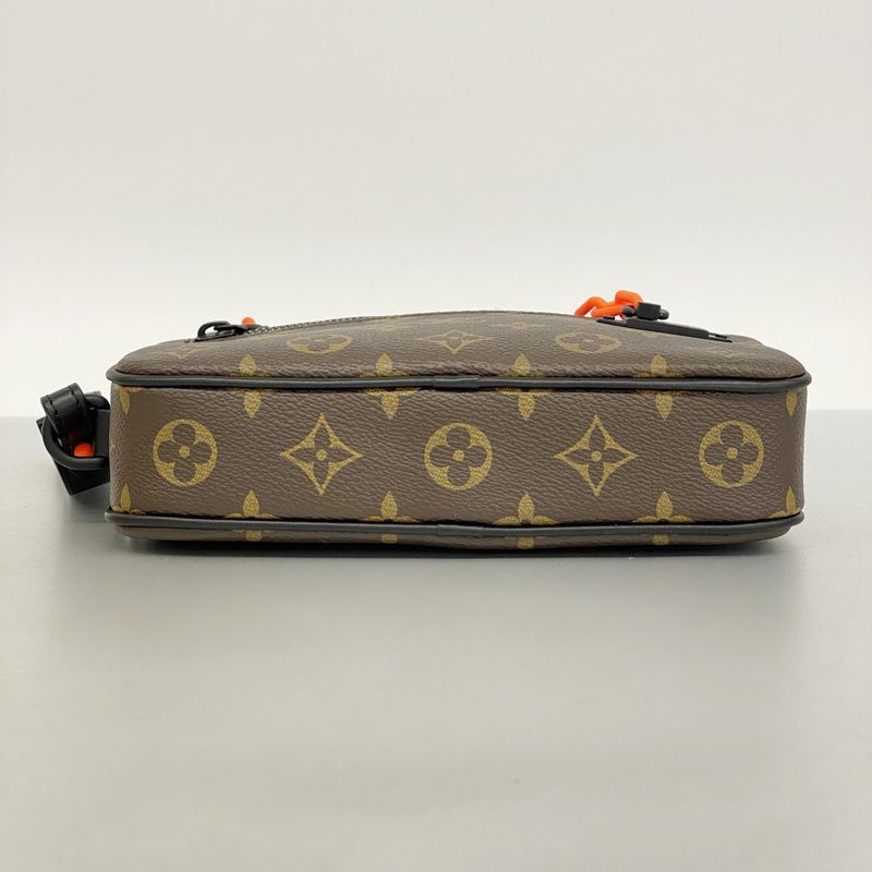 Louis Vuitton Monogram Solaray Pochette Volga M44482 Brown Men's Clutch Bag