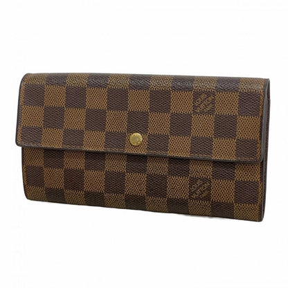 Louis Vuitton Long Wallet Damier Pochette Portmonnais Cles Di N61724 Ebène