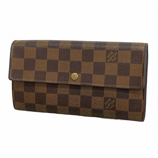 Louis Vuitton Long Wallet Damier Pochette Portmonnais Cles Di N61724 Ebène
