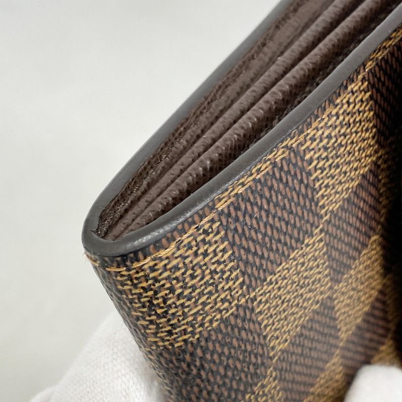 Louis Vuitton Long Wallet Damier Pochette Portmonnais Cles Di N61724 Ebène