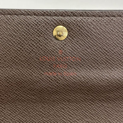 Louis Vuitton Long Wallet Damier Pochette Portmonnais Cles Di N61724 Ebène