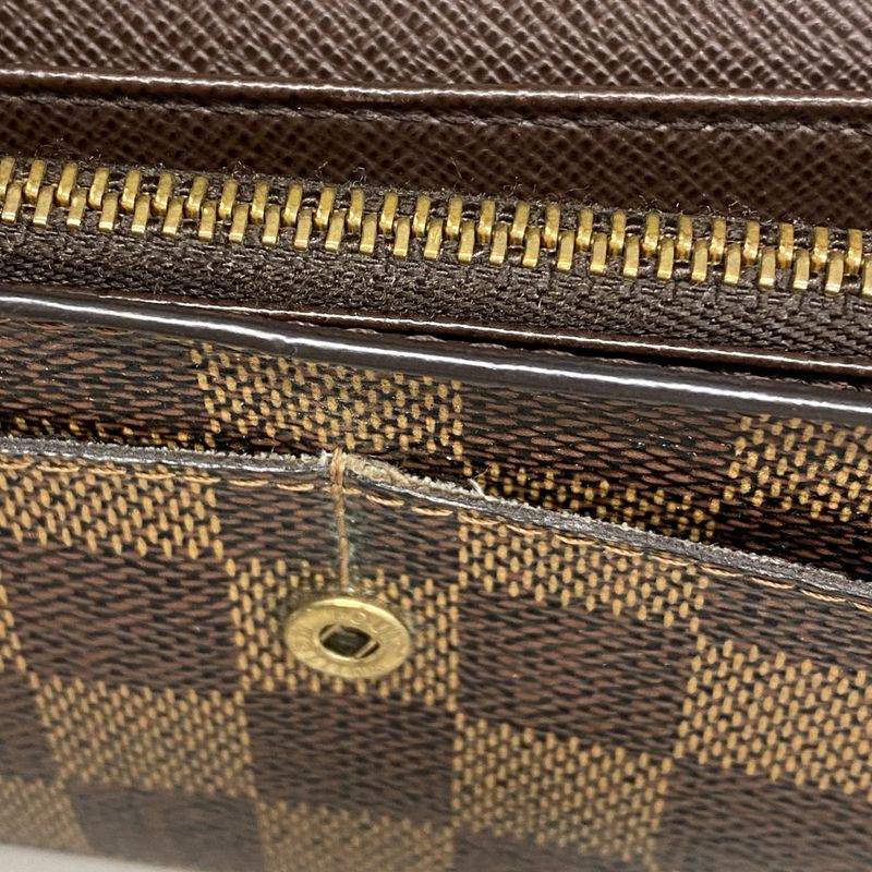 Louis Vuitton Long Wallet Damier Pochette Portmonnais Cles Di N61724 Ebène