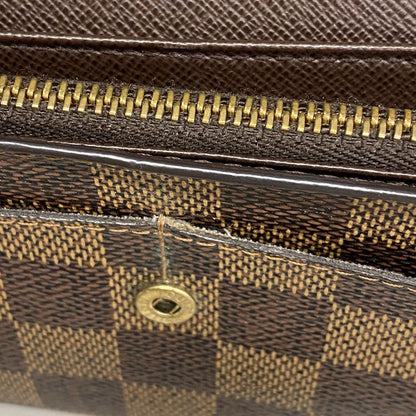Louis Vuitton Long Wallet Damier Pochette Portmonnais Cles Di N61724 Ebène