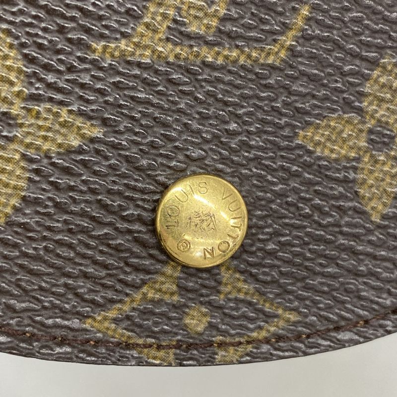 Louis Vuitton Coin Case Monogram Porte Moneguse M61970 Brown Men Women Unisex