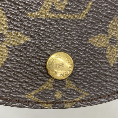 Louis Vuitton Coin Case Monogram Porte Moneguse M61970 Brown Men Women Unisex