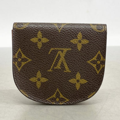 Louis Vuitton Coin Case Monogram Porte Moneguse M61970 Brown Men Women Unisex