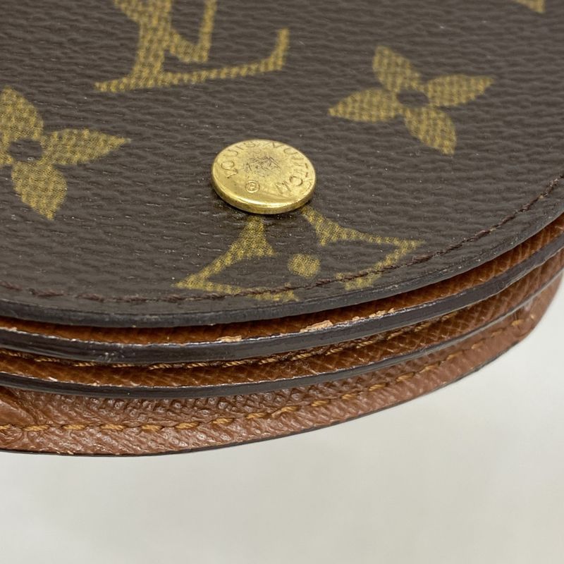 Louis Vuitton Coin Case Monogram Porte Moneguse M61970 Brown Men Women Unisex