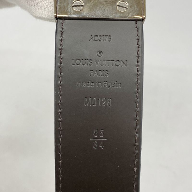 Louis Vuitton Belt Epi Santure Scuff N'd 35mm (1.38in) M0128 Noir Black Men's