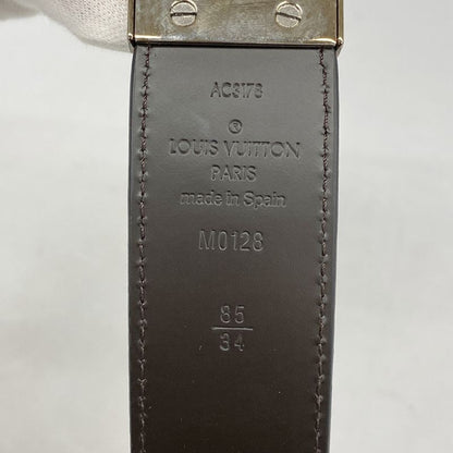 Louis Vuitton Belt Epi Santure Scuff N'd 35mm (1.38in) M0128 Noir Black Men's