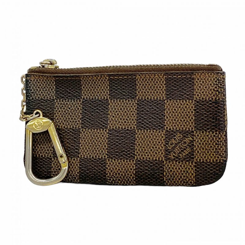 Louis Vuitton Coin Case Damier Pochette Cles N62658 Ebène Men Women Unisex