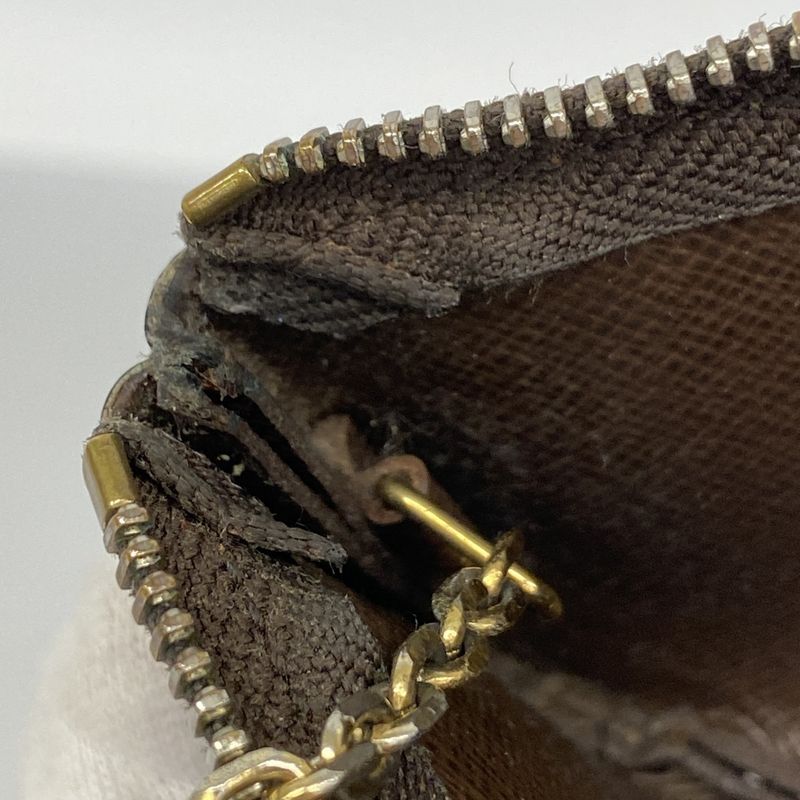 Louis Vuitton Coin Case Damier Pochette Cles N62658 Ebène Men Women Unisex