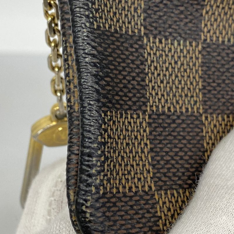 Louis Vuitton Coin Case Damier Pochette Cles N62658 Ebène Men Women Unisex