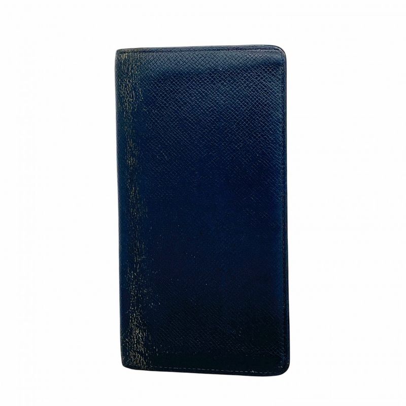 Louis Vuitton Taiga Portefeuille Blazer M32654 Long Wallet Boreal Men's