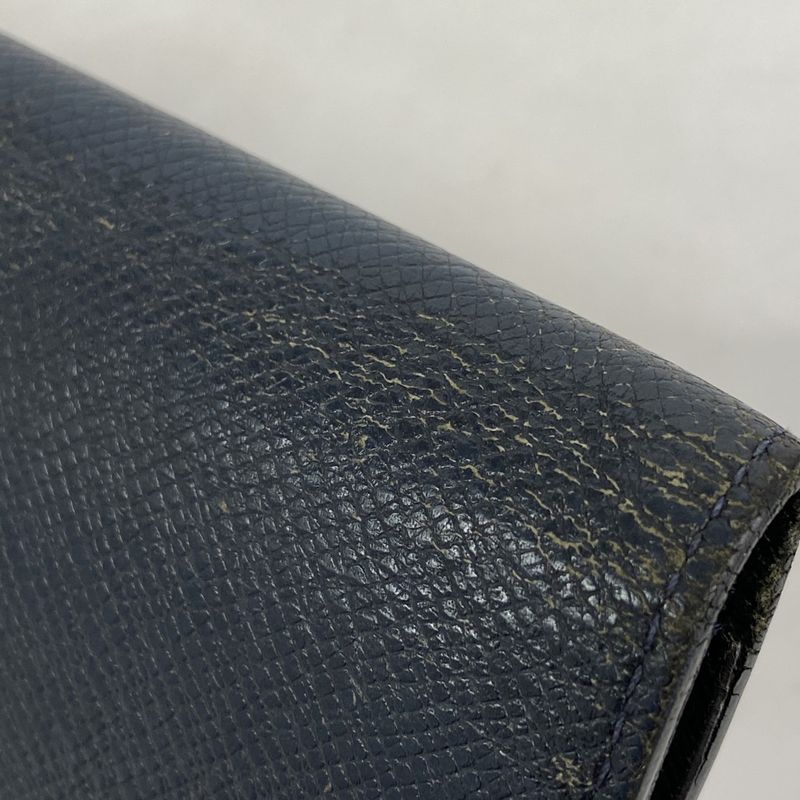 Louis Vuitton Taiga Portefeuille Blazer M32654 Long Wallet Boreal Men's