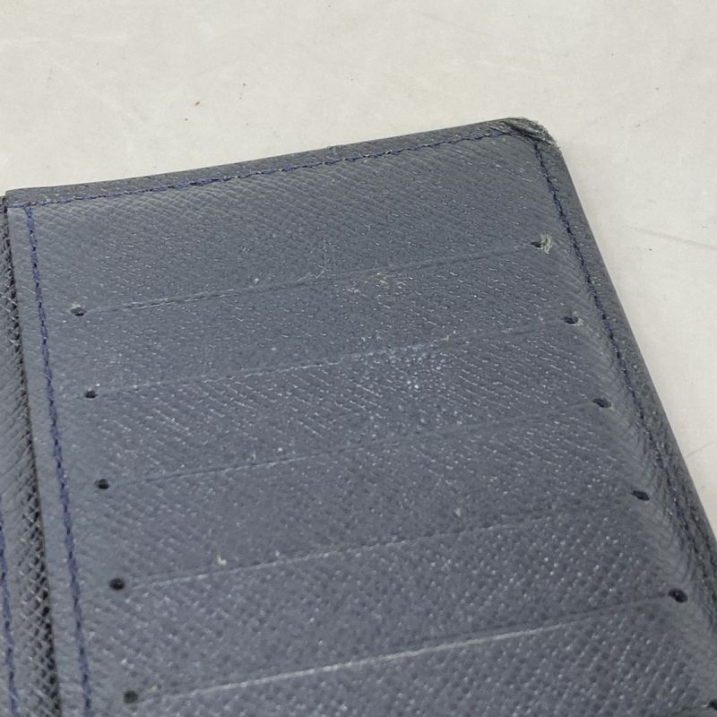 Louis Vuitton Taiga Portefeuille Blazer M32654 Long Wallet Boreal Men's