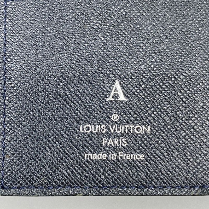 Louis Vuitton Taiga Portefeuille Blazer M32654 Long Wallet Boreal Men's