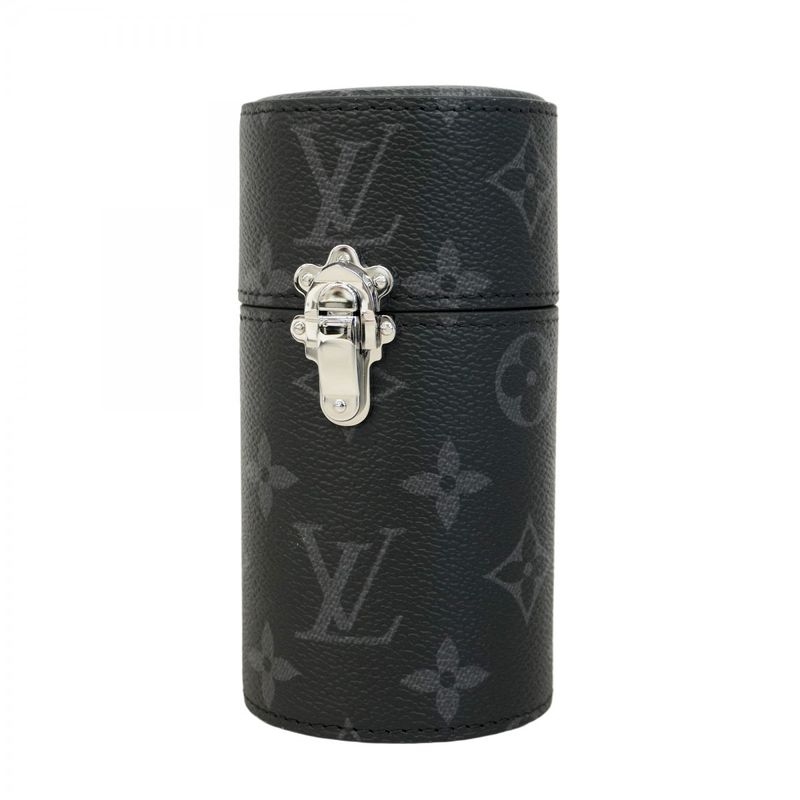 Louis Vuitton Travel Case Monogram Eclipse Fragrance Bottle Case 200ml Ls0208