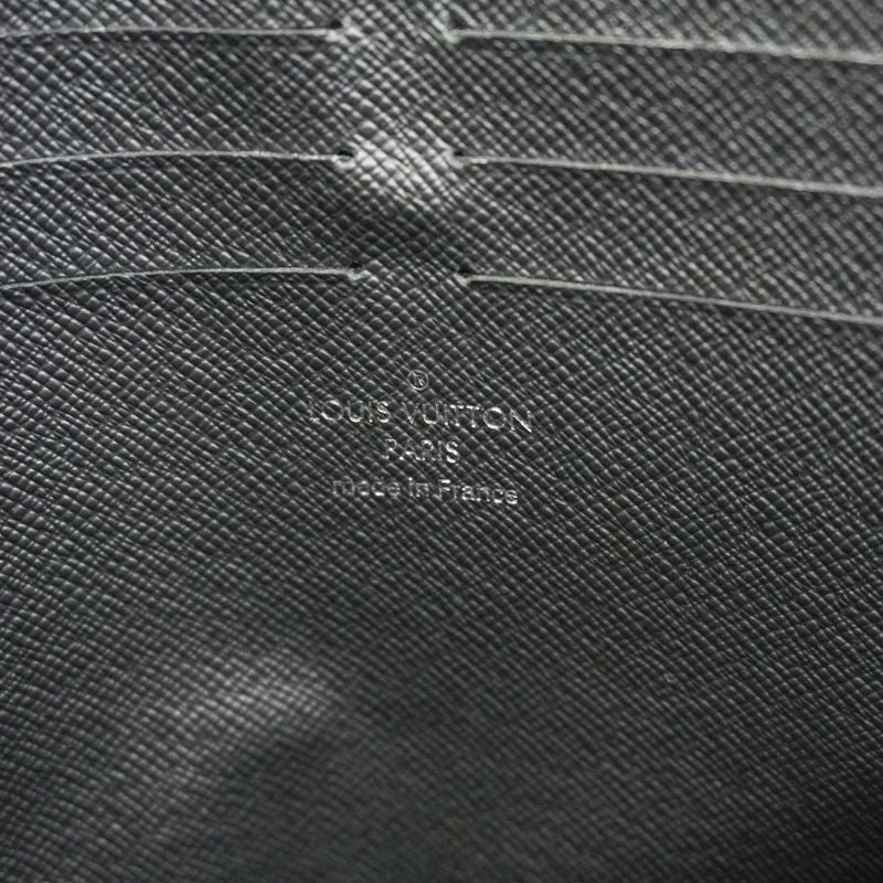 Louis Vuitton Monogram Eclipse Pochette Voyage MM M61692 Black Men's Clutch Bag