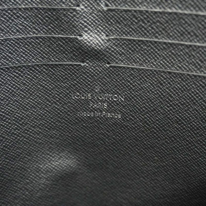 Louis Vuitton Monogram Eclipse Pochette Voyage MM M61692 Black Men's Clutch Bag