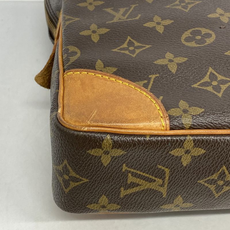 Louis Vuitton Business Bag Monogram Porte Documents Voyage M40226 Brown Men's