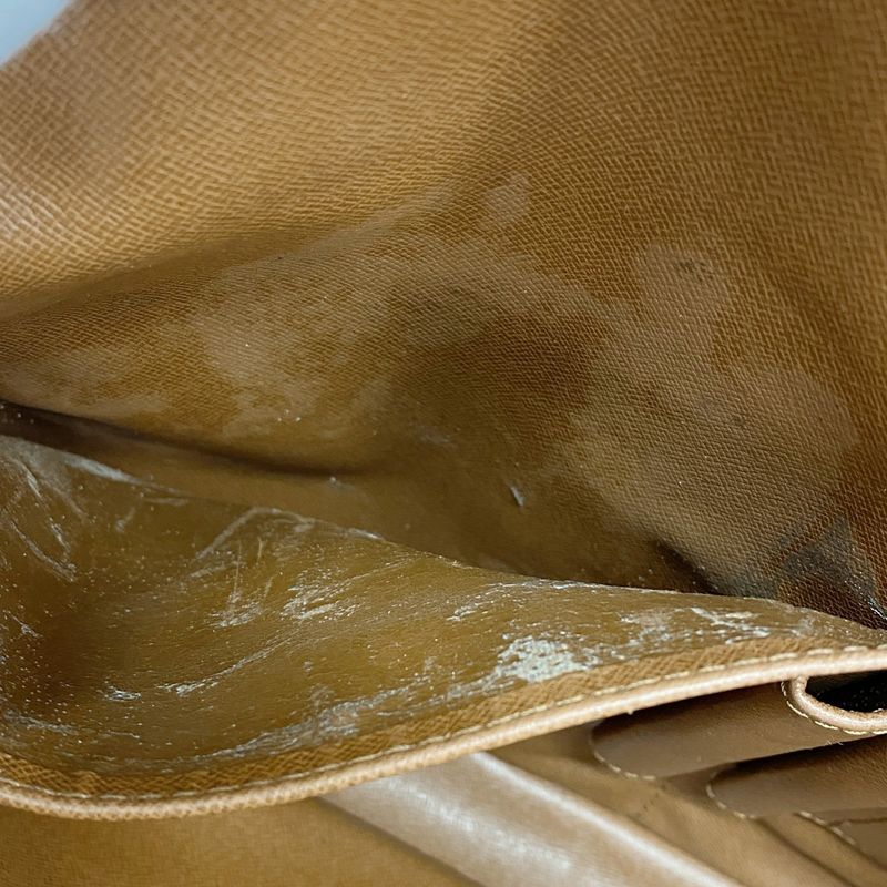 Louis Vuitton Business Bag Monogram Porte Documents Voyage M40226 Brown Men's