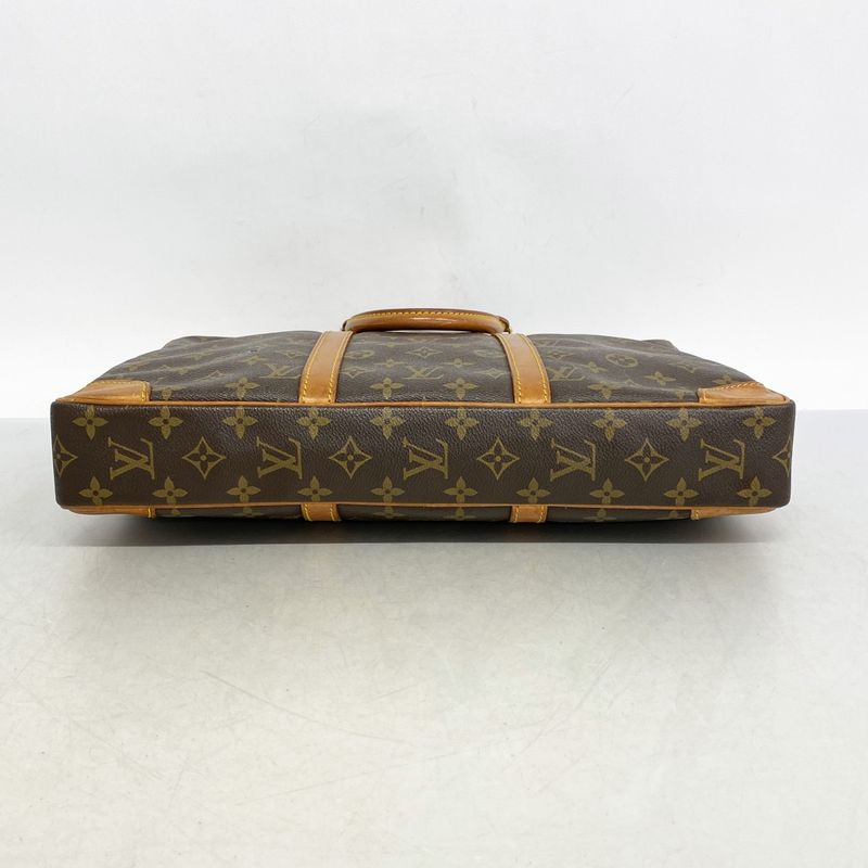 Louis Vuitton Business Bag Monogram Porte Documents Voyage M40226 Brown Men's